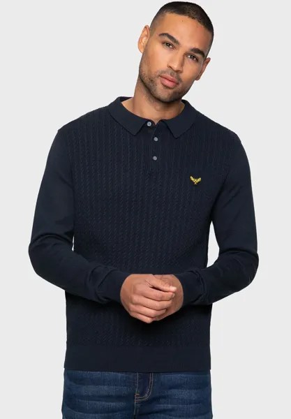 Вязаный свитер THORTON Threadbare, цвет navy