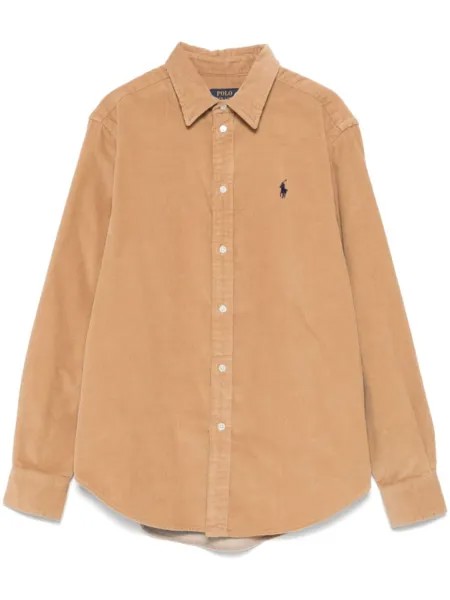 Polo Ralph Lauren вельветовая рубашка, нейтральный цвет