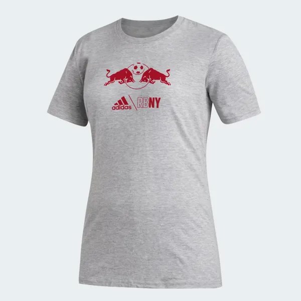 Футболка Red Bulls перед игрой Adidas, цвет Medium Grey Heather/Mls-Nrb-R9b