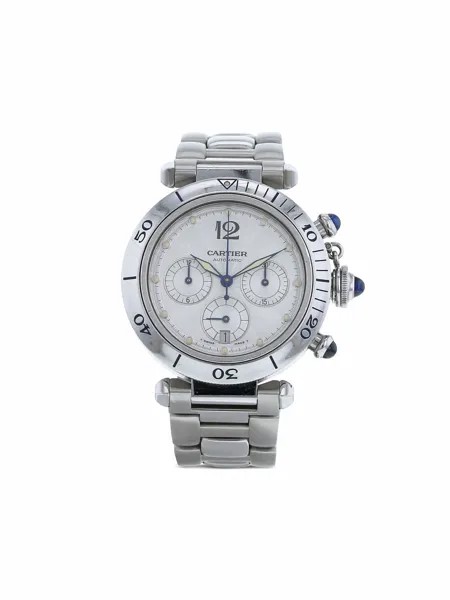 Cartier наручные часы Pasha Chrono pre-owned 38 мм 2000-х годов
