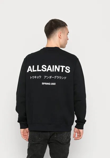 Толстовка AllSaints UNDERGROUND CREW, цвет jet black