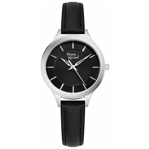 Наручные часы Pierre Ricaud P21012.5214Q, черный, серебряный