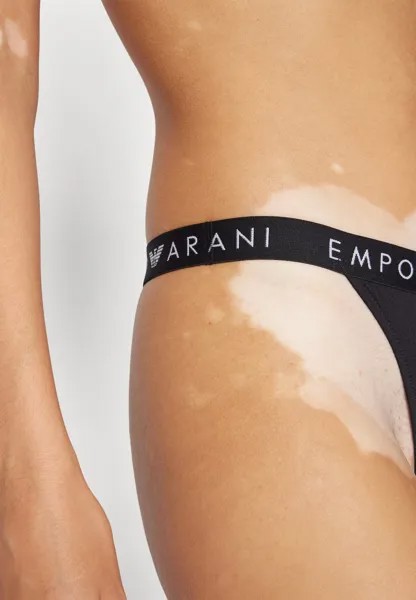 Трусы THONG 2 PACK Emporio Armani, черный
