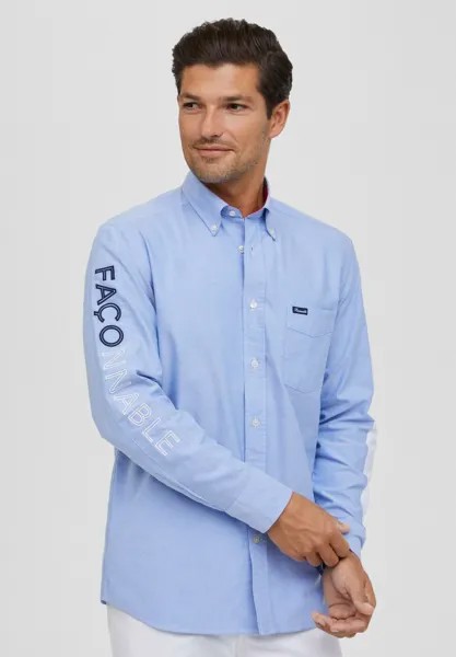Рубашка Façonnable, цвет blue wht navy