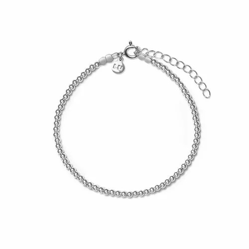Браслет-цепочка LU Jewel, серебро, 925 проба, длина 16 см., серебристый