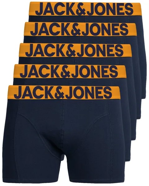 Боксеры Jack & Jones 5er-Set Unterhosen Panties, цвет Navy Blazer