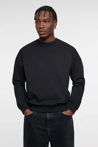 Свитшот oversize хлопковый однотонный