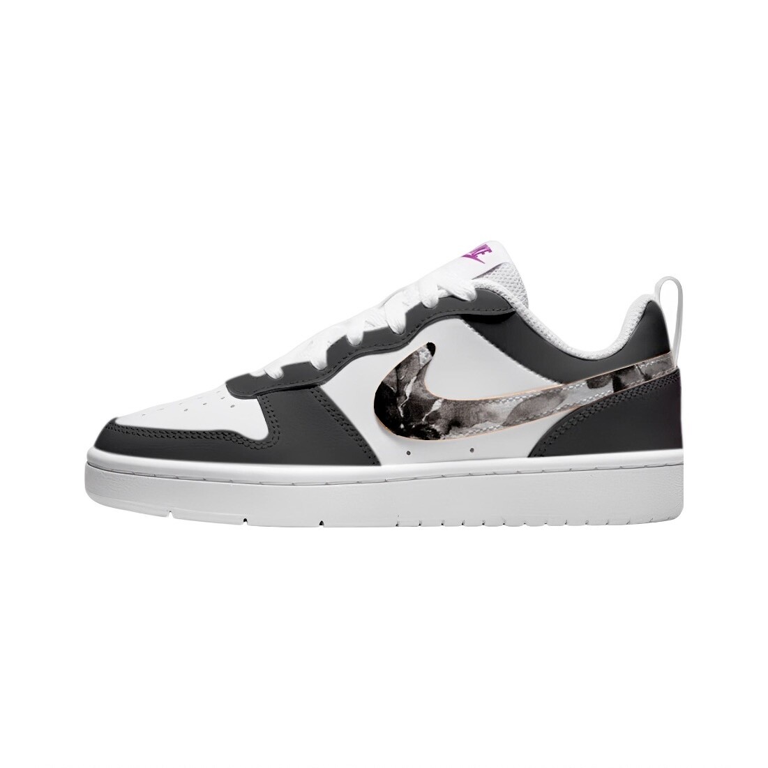 Кроссовки Nike Court Borough Skateboarding Shoes Women's Low-top Black/white, черный/белый