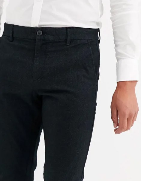 Черные узкие брюки Selected Homme-Черный