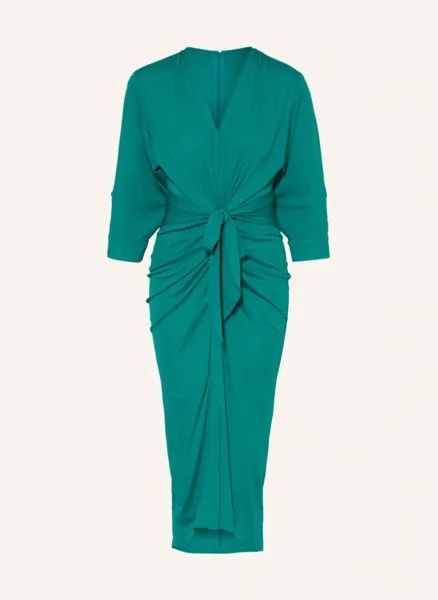 Платье джелисса с рукавами 3/4 Diane Von Furstenberg, зеленый