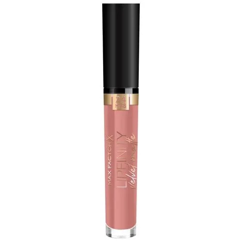 Max Factor жидкая помада для губ Lipfinity Velvet Matte матовая, оттенок 015 nude silk