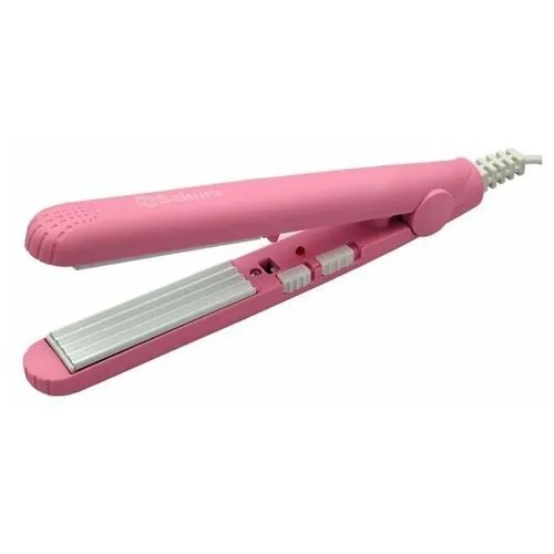 Щипцы для волос SAKURA плойка SA-4521P гофре 17Вт керам розовый