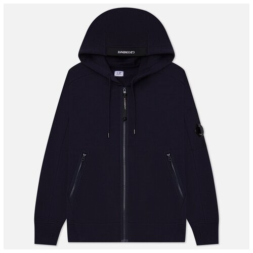Мужская толстовка C.P. Company Zipped Hoodie Diagonal Raised Fleece синий, Размер L