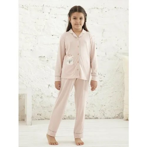 Пижама  Relax Mode, размер 110/116, розовый, белый