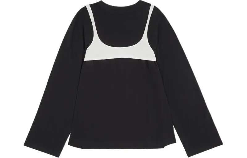 Футболка женская черная Mm6 Maison Margiela