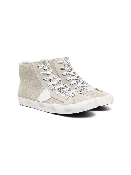 Philippe Model Kids высокие кеды с логотипом