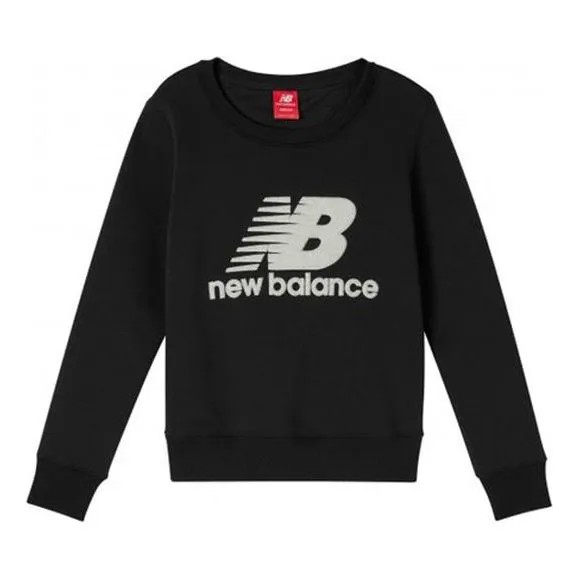 Толстовка New Balance Knit Athleisure Casual Sports Fleece Lined Black, черный