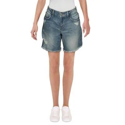 Женские дневные джинсовые шорты миди с синей бахромой Joes Jeans Lara 27 BHFO 3468