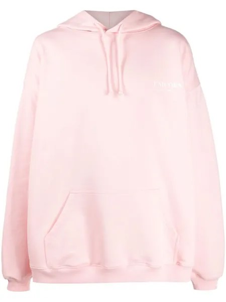 VETEMENTS худи Unicorn с надписью, розовый
