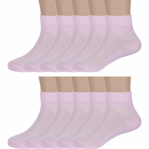 Носки RuSocks 10 пар, размер 14, розовый