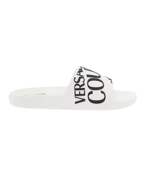 Липкие шлепанцы Versace Jeans Couture, белый