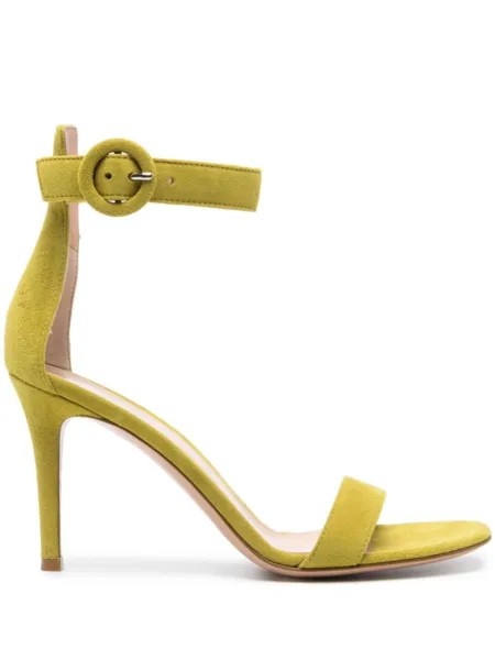 Gianvito Rossi босоножки Portofino 85, зеленый