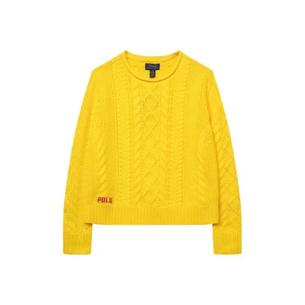 Хлопковый пуловер Polo Ralph Lauren