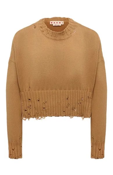 Хлопковый свитер Marni