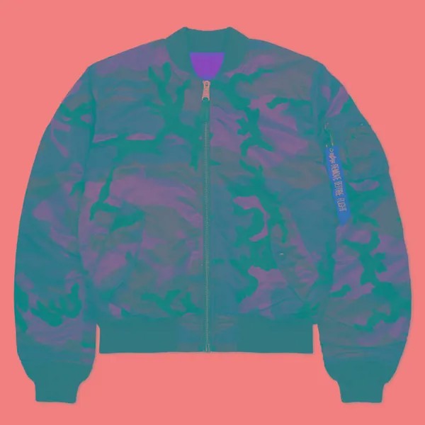 Мужская куртка бомбер Alpha Industries MA-1 Slim Fit камуфляжный, Размер XXL
