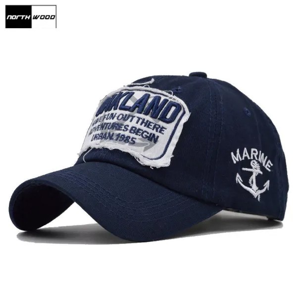 [НОРТВУД] OAKLAND Cap Мужская бейсболка Летние шляпы Женские бейсболки Бренд Snapback Dad Hat