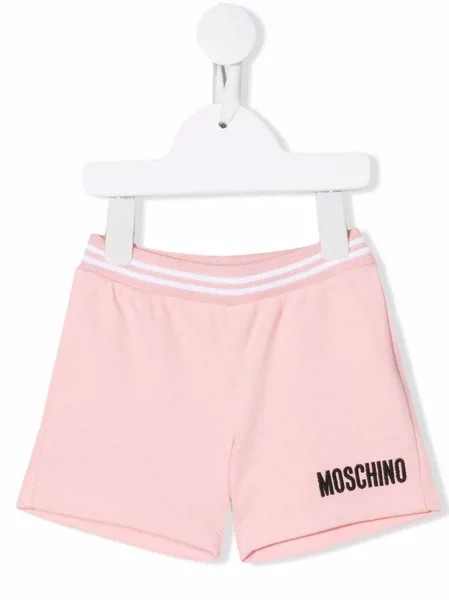 Moschino Kids шорты с логотипом