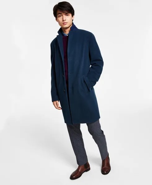 Мужское пальто addison из смесовой шерсти с отделкой Tommy Hilfiger, мульти
