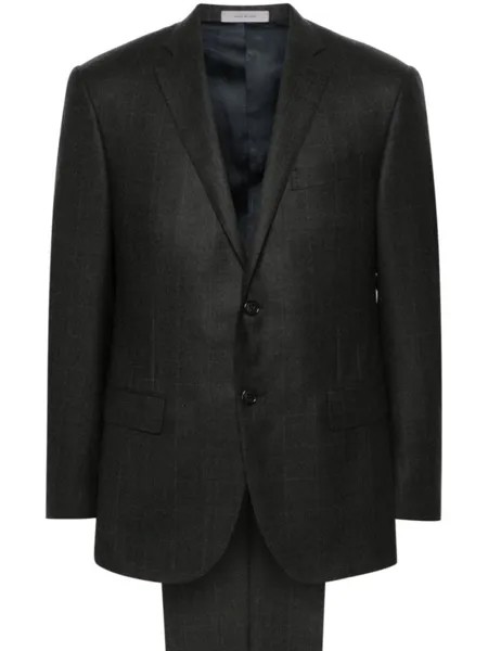Corneliani костюм в клетку, серый