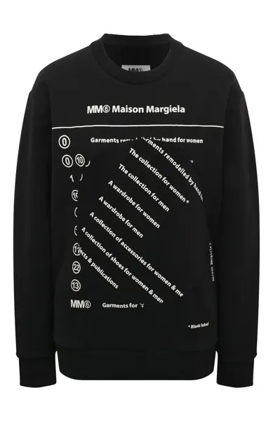 Хлопковый свитшот MM6