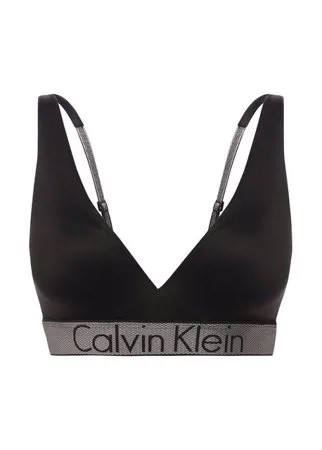 Треугольный бюстгальтер с логотипом бренда Calvin Klein