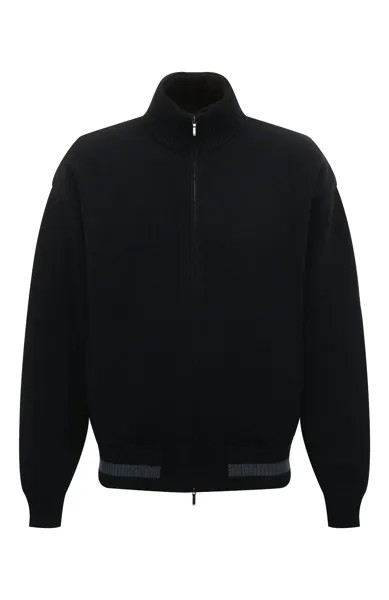 Кашемировый бомбер с меховым воротником Loro Piana