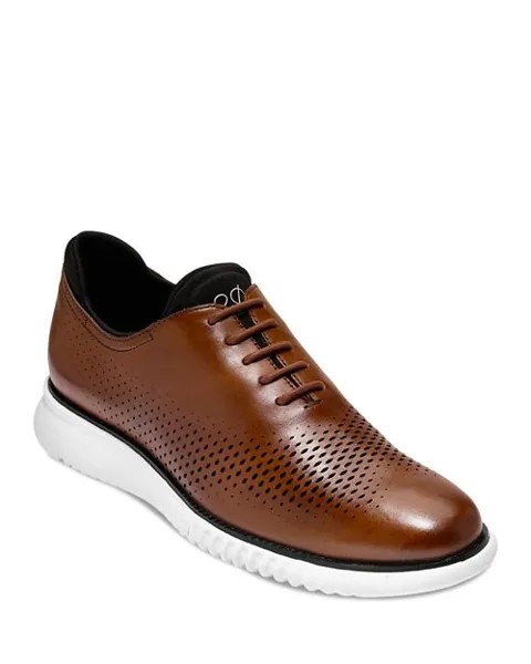 Мужские оксфорды 2.ZERØGRAND Laser Wingtip Cole Haan, цвет Brown