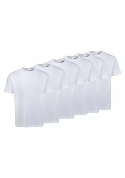 Футболка Fruit of the Loom с круглым вырезом, белый