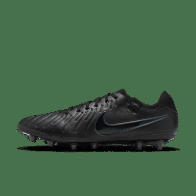 Бутсы Nike Tiempo Legend 10 Pro Artificial-Grass Low-Top Soccer Cleats, цвет Black/Deep Jungle/Black