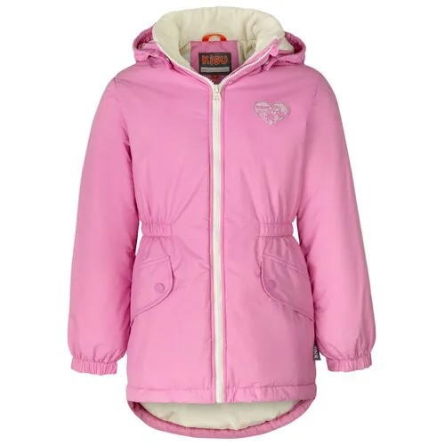 Куртка KISU, размер 134, розовый