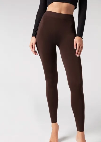 Леггинсы OPAQUE Calzedonia, цвет dark brown