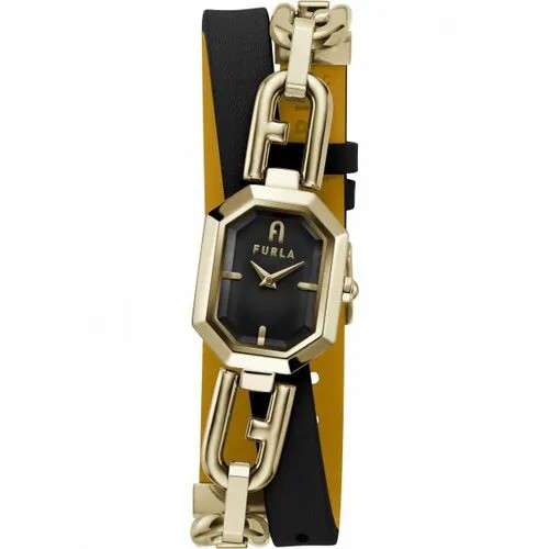 Наручные часы FURLA Basic WW00044004L2, черный, золотой