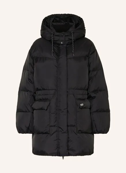 Пуховик со съемным капюшоном Levi'S, черный