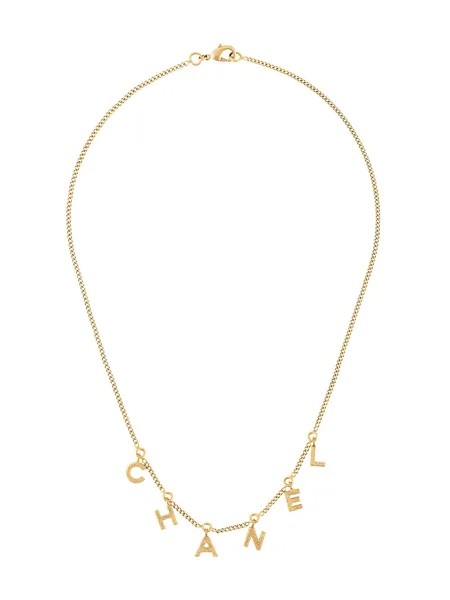 Chanel Pre-Owned колье 2013-го года с подвеской-логотипом