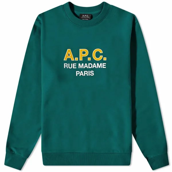 A.P.C. Свитшот с логотипом Madame