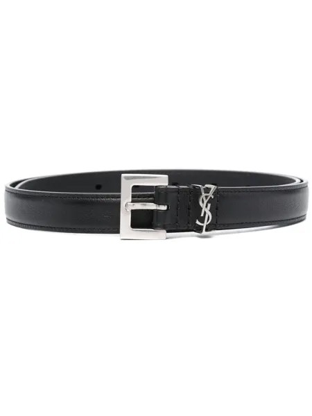 Saint Laurent ремень с монограммой