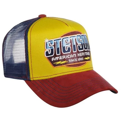Бейсболка с сеточкой STETSON 7751189 TRUCKER CAP AMERICAN HERITAGE MASTER, размер ONE