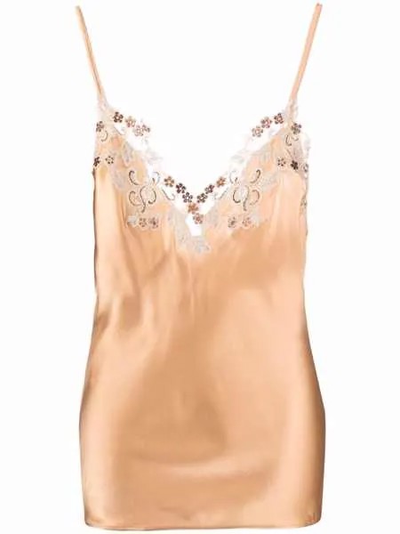 La Perla платье с цветочным кружевом