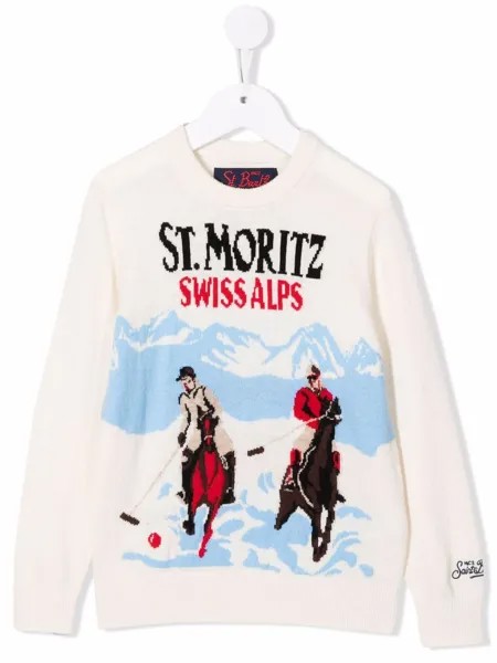 MC2 Saint Barth Kids джемпер вязки интарсия