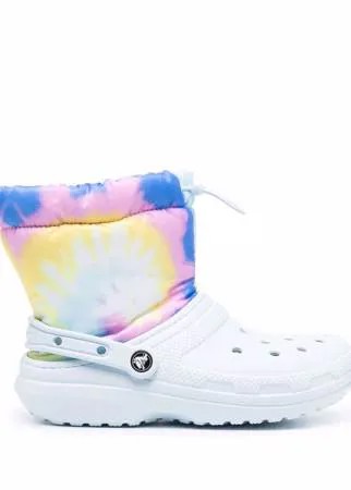 Crocs ботинки с тиснением под кожу крокодила